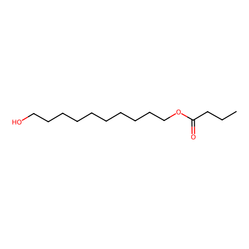 10-Hydroxydecyl butyrate structure