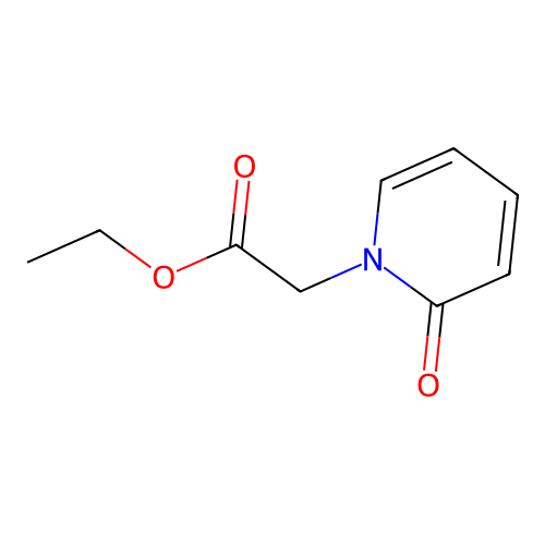 Ethyl 2-(2-oxopyridin-1-YL)acetate structure