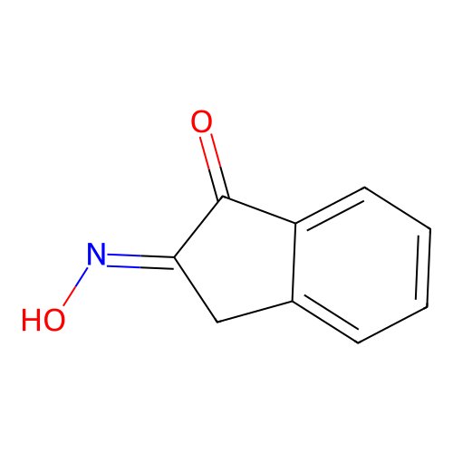 (2E)-2-hydroxyimino-3H-inden-1-one structure
