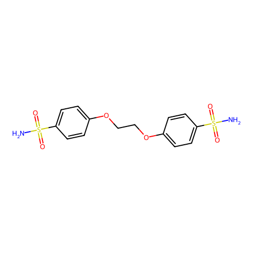 4,4'-[乙烷-1,2-二基双(氧基)]二苯磺酰胺 structure
