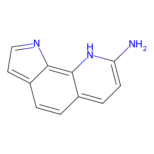 1H-pyrrolo[3,2-h]quinolin-8-amine structure