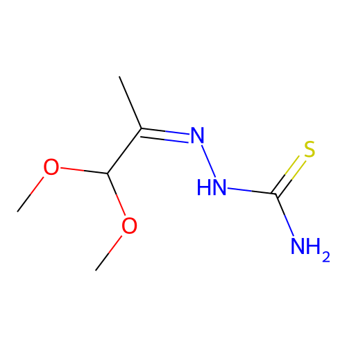 2-(2,2-Dimethoxy-1-Methylethylidene)Hydrazinecarbothioamide structure