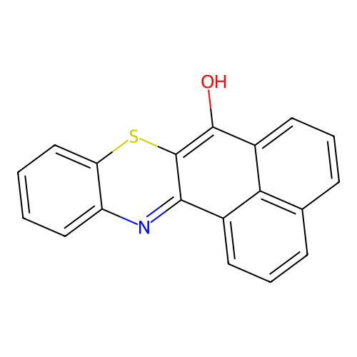 Naphtho[1,8-ab]phenothiazin-7(13H)-one structure
