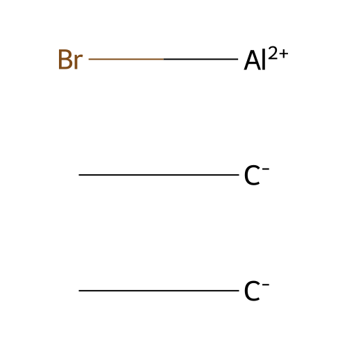 Bromoaluminum(2+);ethane structure