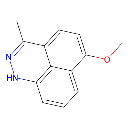 6-Methoxy-3-methyl-1H-benzo[de]cinnoline structure