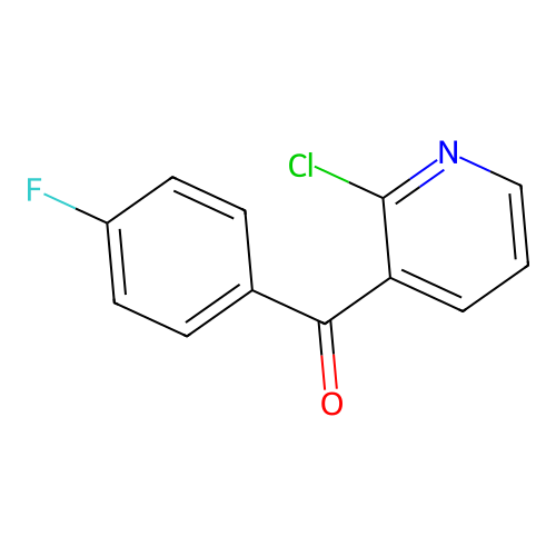 Methanone, (2-chloro-3-pyridinyl)(4-fluorophenyl)- structure