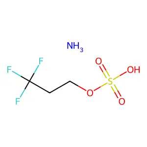 氨;3,3,3-三氟丙基硫酸氢盐 structure