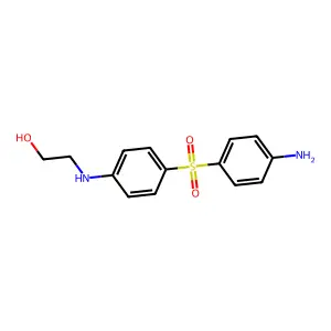 2-p-Sulfanilylanilinoethanol structure