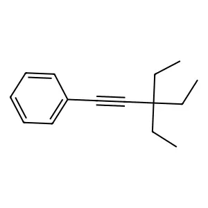 1-Phenyl-3,3-diethylpentyne structure
