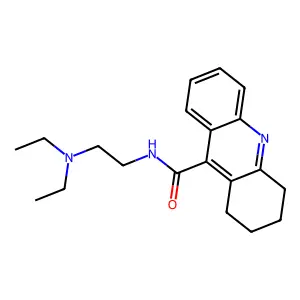 Acridine-9-carboxamide, 1,2,3,4-tetrahydro-N-(2-(diethylamino)ethyl)- structure