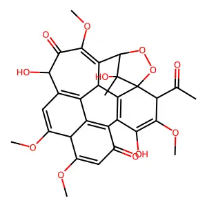 Peroxyhypocrellin structure