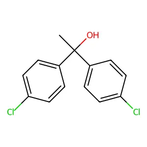 1,1-Bis(4-chlorophenyl)ethanol structure
