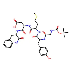 rat gastrin C-terminal pentagastrin structure