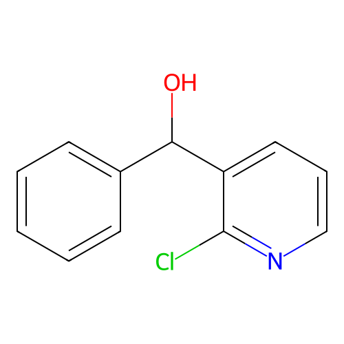 3-Pyridinemethanol, 2-chloro-alpha-phenyl- structure
