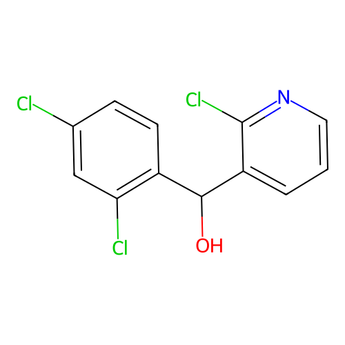 (2-Chloropyridin-3-yl)(2,4-dichlorophenyl)methanol structure