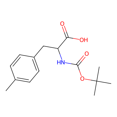 Boc-D-4-Methylphenylalanine structure