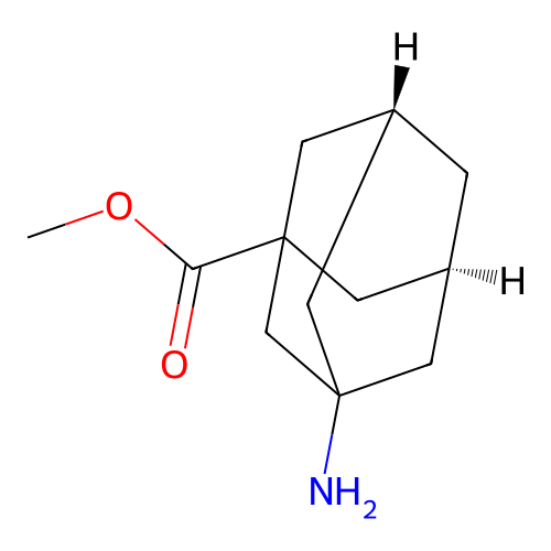 methyl (1r,3s,5R,7S)-3-aminoadamantane-1-carboxylate structure