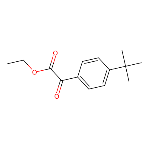 Ethyl (4-tert-butylphenyl)(oxo)acetate structure