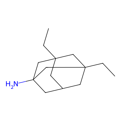 1-Aminoadamantane,3,5-diethyl structure