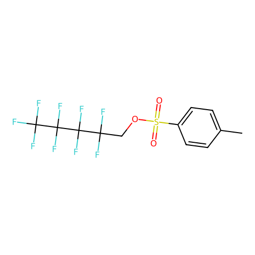 1H,1H-Nonafluoropentyl p-toluenesulfonate structure