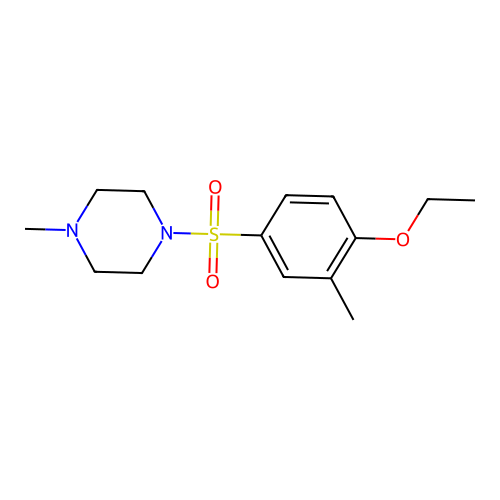 1-(4-Ethoxy-3-methylphenyl)sulfonyl-4-methylpiperazine structure