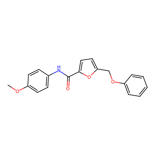 N-(4-methoxyphenyl)-5-(phenoxymethyl)furan-2-carboxamide structure