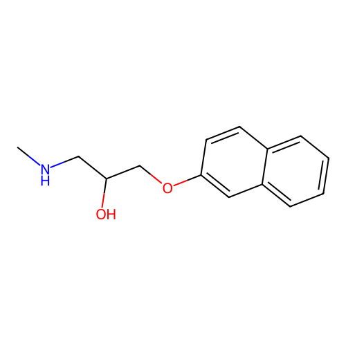 1-Methylamino-3-(naphthalen-2-yloxy)-propan-2-ol structure