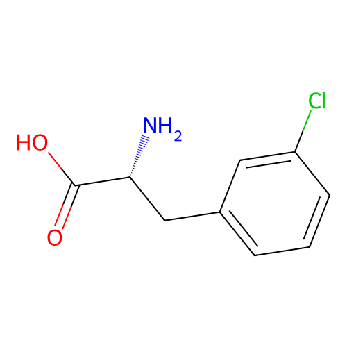 3-Chloro-D-phenylalanine structure