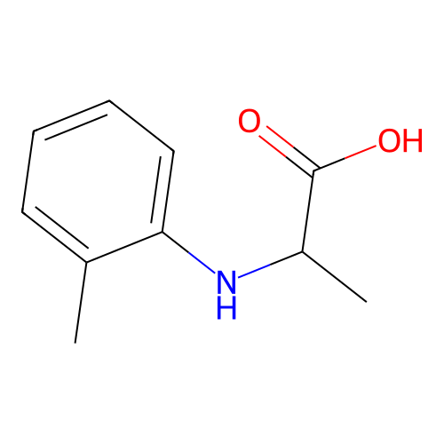 2-o-Tolylamino-propionic acid structure