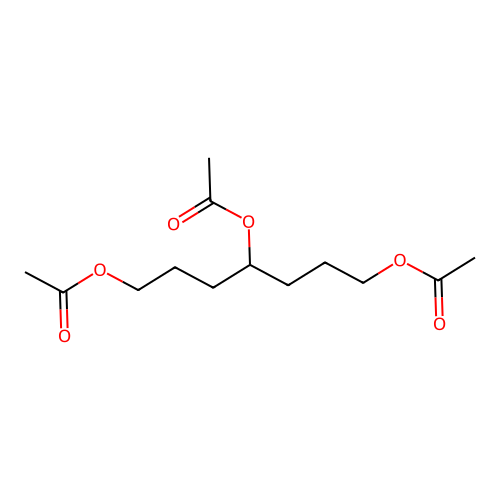 Heptane-1,4,7-triyl triacetate structure