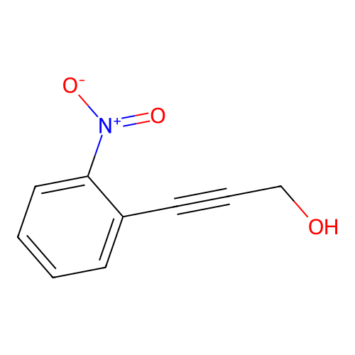 3-(2-Nitrophenyl)prop-2-yn-1-ol structure