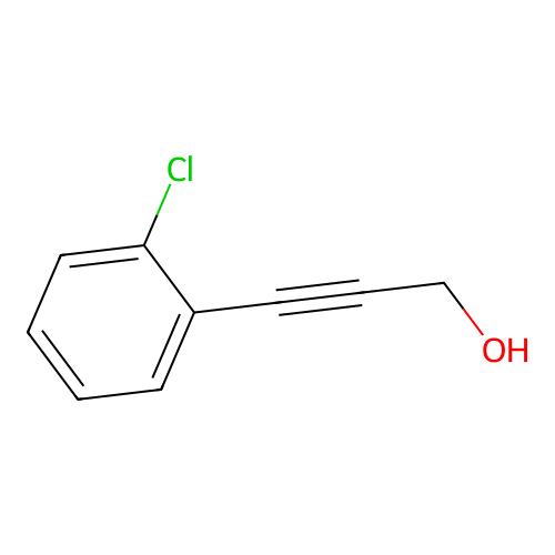 3-(2-Chlorophenyl)prop-2-yn-1-ol structure