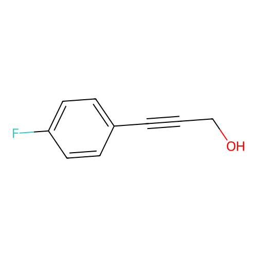 3-(4-Fluorophenyl)prop-2-yn-1-ol structure