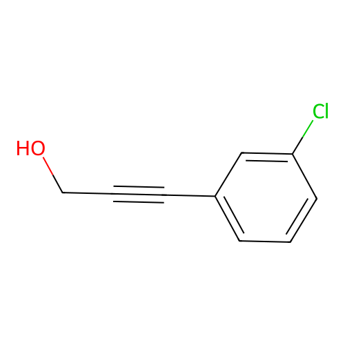 3-(3-Chlorophenyl)prop-2-yn-1-ol structure