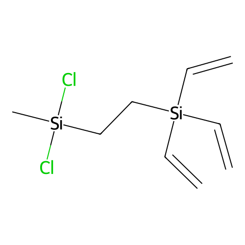 (2-[Dichloro(methyl)silyl]ethyl)(trivinyl)silane structure