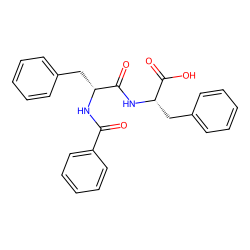 L-Phenylalanine, N-(N-benzoyl-D-phenylalanyl)- structure