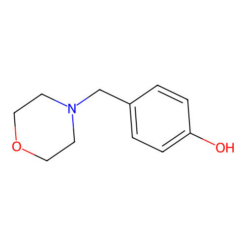4-(Morpholinomethyl)phenol structure