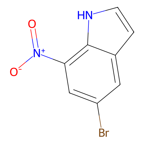 5-Bromo-7-nitro-1H-indole structure