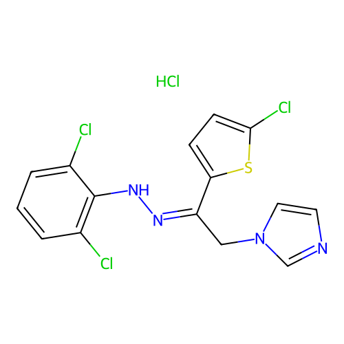 Zinoconazole hydrochloride structure