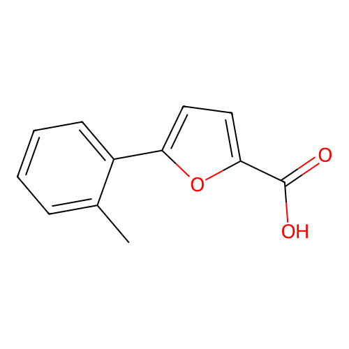 5-(2-methylphenyl)furan-2-carboxylic Acid structure