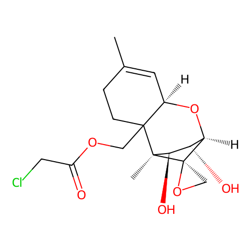 Anguidine deriv 15-chloroacetylscirpene-3,4-diol structure