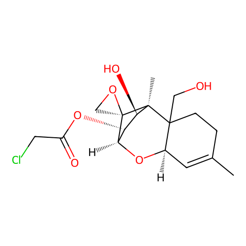 Anguidine deriv 3-chloroacetylscirpene-4,15-diol structure