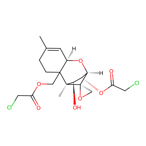 3,15-Dichloroacetylscirpene-4-ol structure