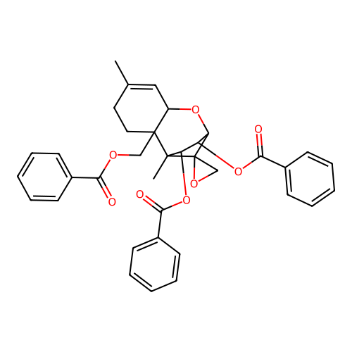 Scirpene tribenzoate structure