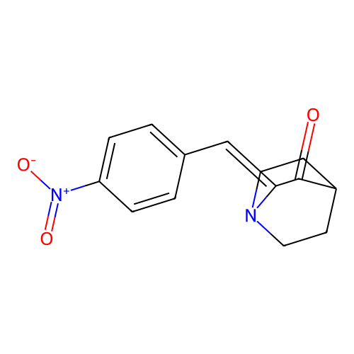 2-[(4-Nitrophenyl)methylene]-3-quinuclidinone structure