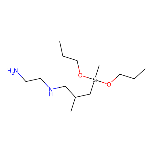 N-[2-Methyl-3-(methyldipropoxysilyl)propyl]ethylenediamine structure