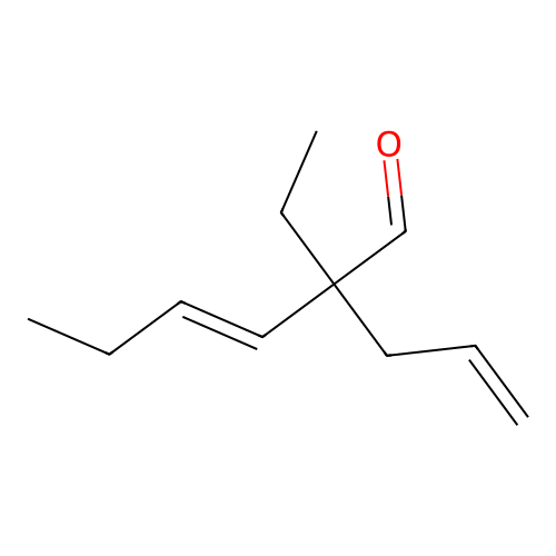 2-Allyl-2-ethylhex-3-enal structure