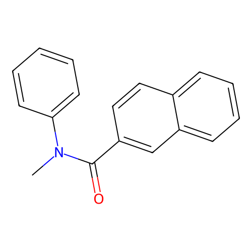 N-methyl-N-phenylnaphthalene-2-carboxamide structure