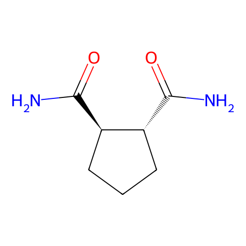 (1R,2R)-cyclopentane-1,2-dicarboxamide structure