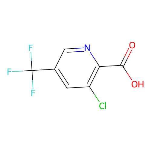 3-Chloro-5-(trifluoromethyl)pyridine-2-carboxylic acid structure